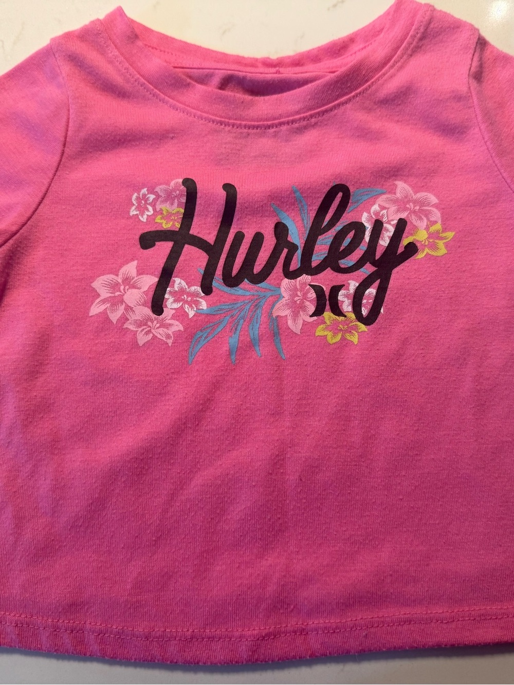Hurley Pink Floral Tee